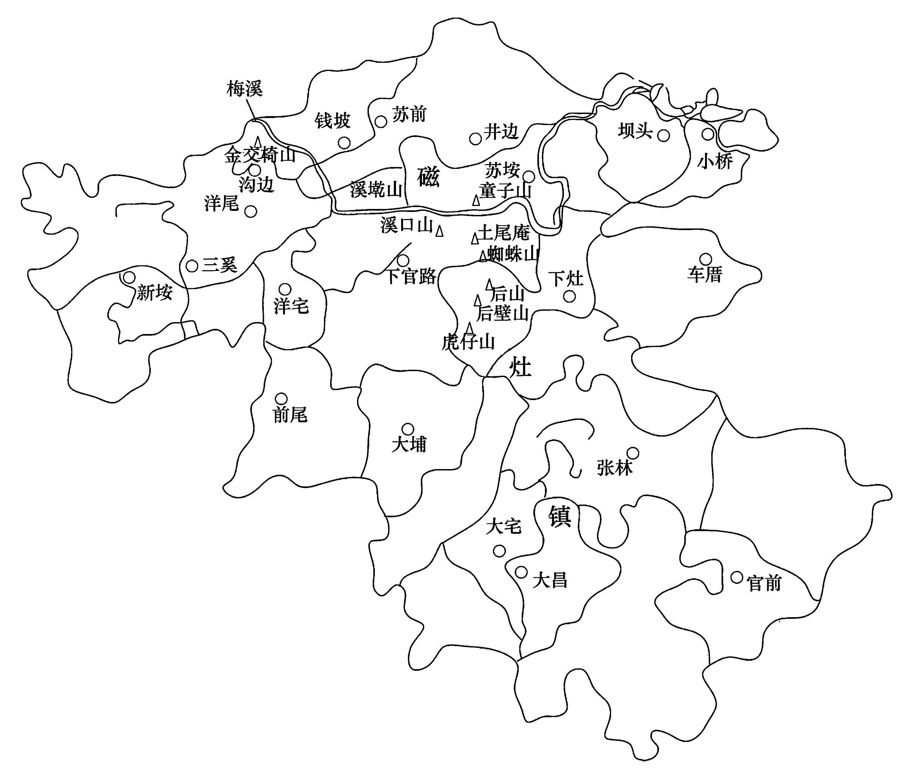 磁窑镇地图图片