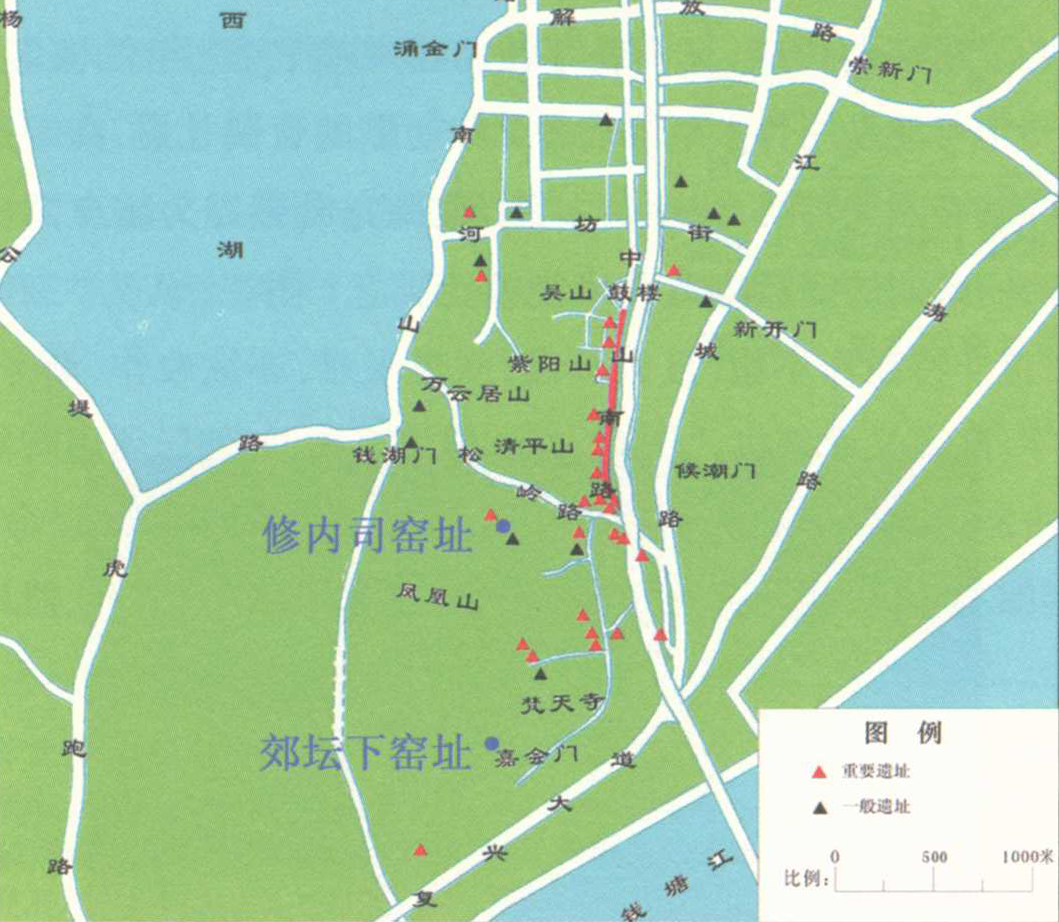 南宋临安地图图片
